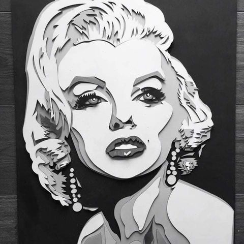Cuadro Marilyn Monroe Puzzle o Personalizados