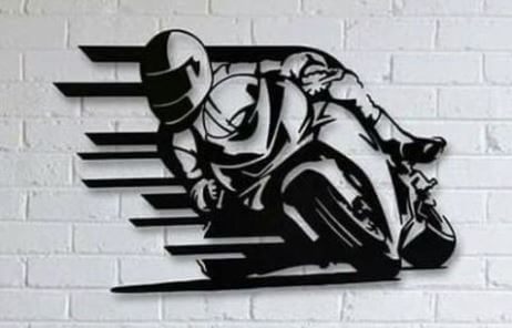 Cuadro Moto Carreras