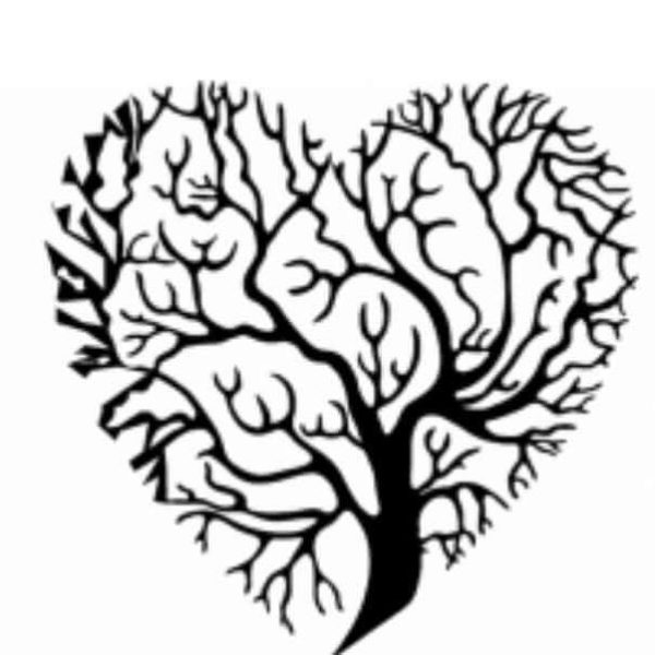 Cuadro Árbol corazón