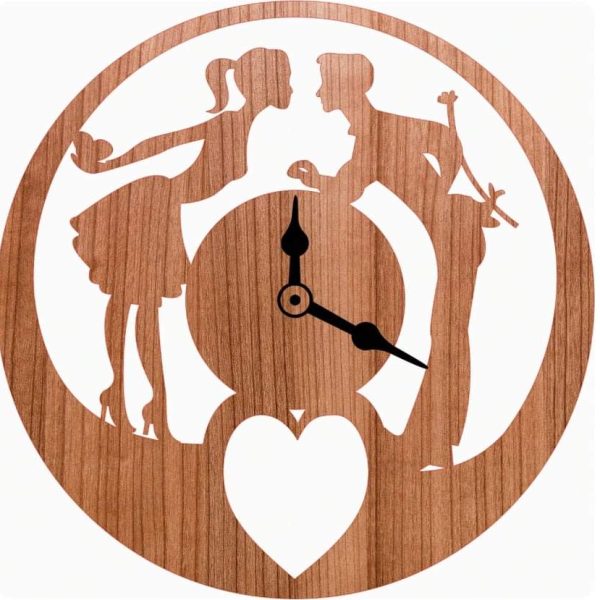 Reloj Pared San Valentin