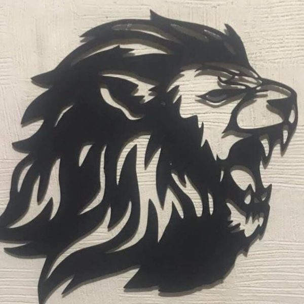 Cuadro León Gruñendo