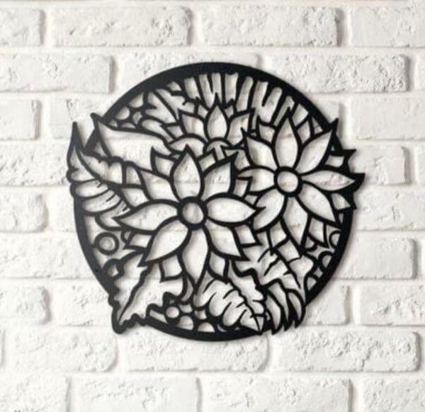 Cuadro Flor Circular