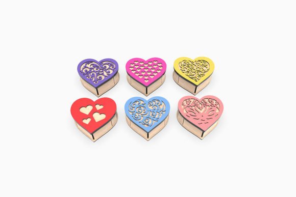 Caja de corazón para regalos especiales